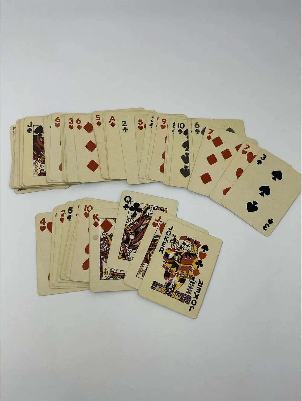 Vintage Robert E Lee Riverboat Playing Cards Deck Tin Case Novelty Trick Cards